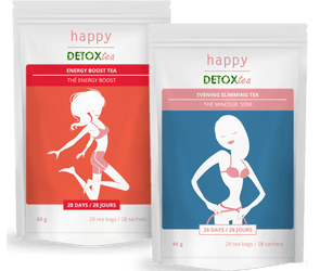 Happy Detox Tea - Thé minceur pour perte de poids - Tisane minceur
